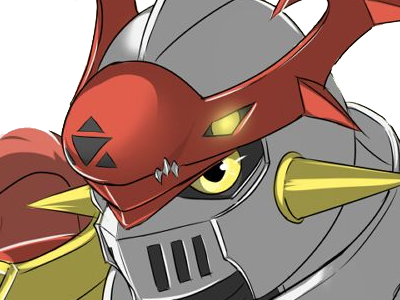 dukemon gallantmon digimon digimonstre garde royale royal knights niveau mega type virus chevaliers tamers savers