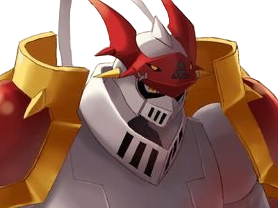 dukemon gallantmon digimon digimonstre garde royale royal knights niveau mega type virus chevaliers tamers savers