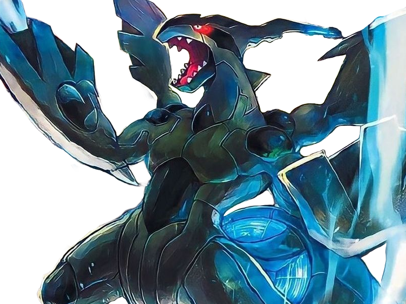 zekrom pokemon pkm legendaire type dragon electrik yin 5g ideal