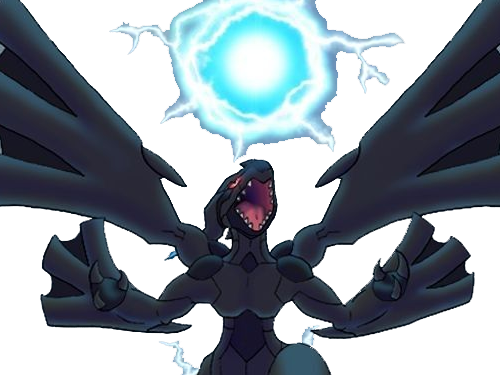 zekrom pokemon pkm legendaire type dragon electrik yin 5g ideal
