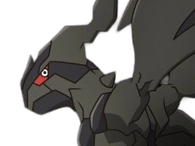 zekrom pokemon pkm legendaire type dragon electrik yin 5g ideal