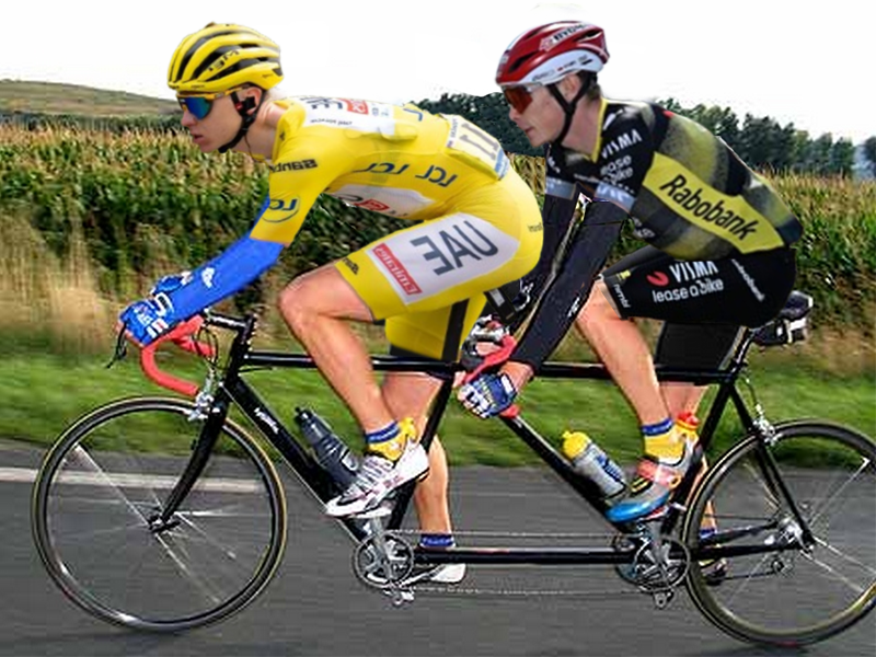 tour de france tdf pogacar vingegaard poissonnier visma uae roue colle