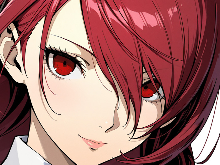 mitsuru kirijo sees persona 3 reload anime manga jeu rousse femme waifu eleve presidente bde