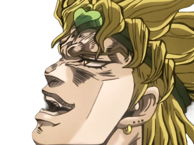 dio brando vampire jojos bizarre adventure jojo anime manga blond antagoniste muda zawarudo moupe