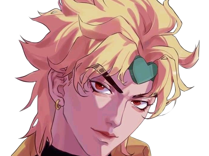 dio brando vampire jojos bizarre adventure jojo anime manga blond antagoniste muda zawarudo moupe