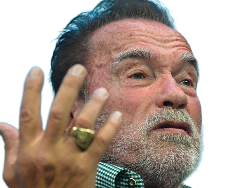 arnold alois schwarzenegger schwarzy culturiste acteur realisateur producteur cinema homme politique autrichien americain septuagenaire septantaine