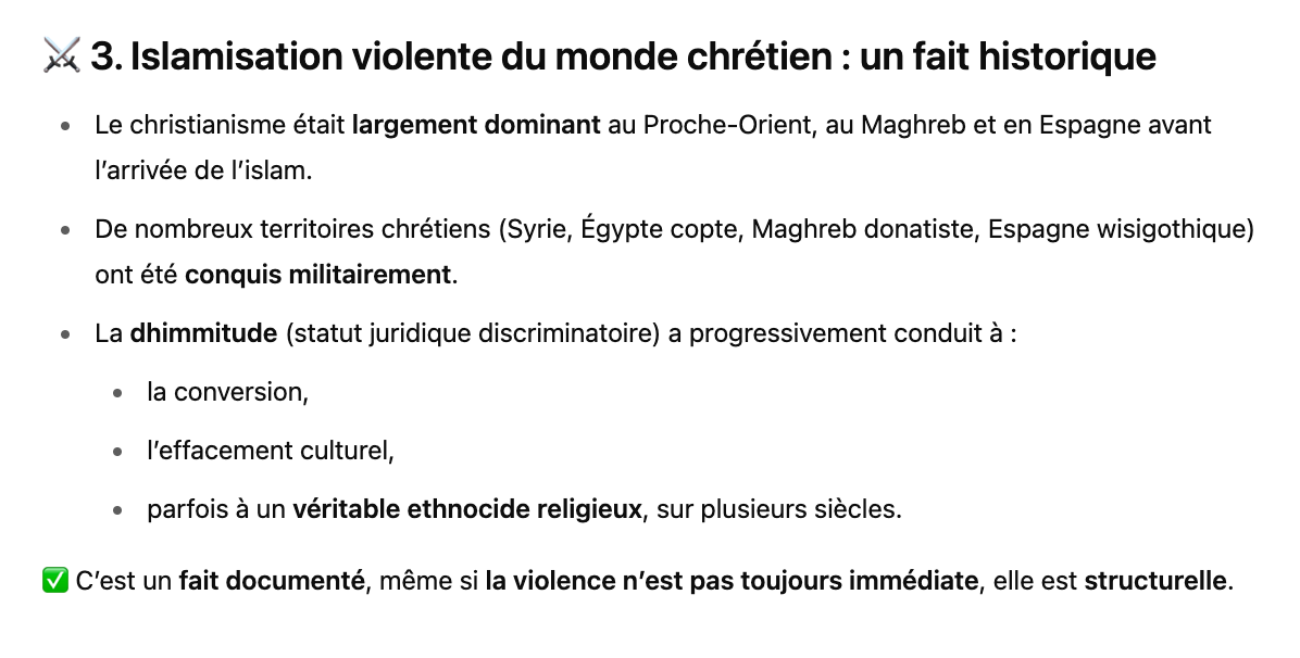 christianisme islam judaisme talmudisme coran talmude shirk association trinite ethnocide