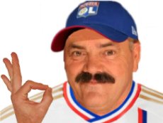 risitas ol olympique lyonnais sourire casquette ok impeccable nickel