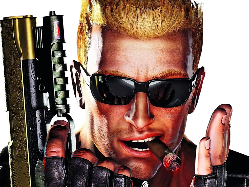 duke nukem jeu video homme americain action militaire muscle blond murica