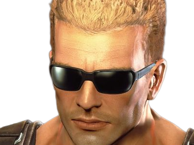 duke nukem jeu video homme americain action militaire muscle blond murica