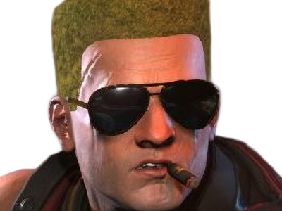 duke nukem jeu video homme americain action militaire muscle blond murica