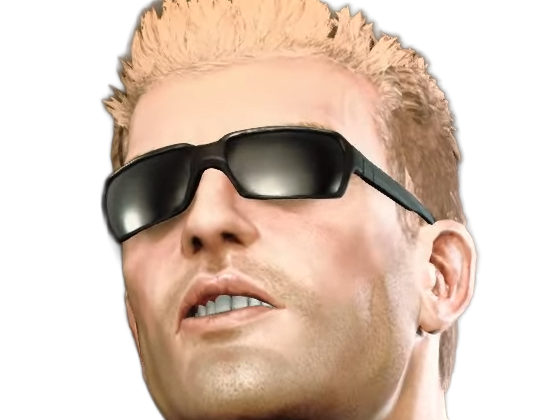 duke nukem jeu video homme americain action militaire muscle blond murica