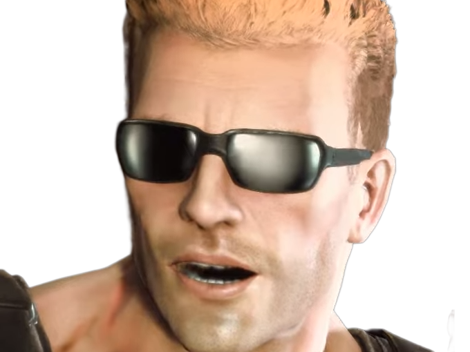 duke nukem jeu video homme americain action militaire muscle blond murica