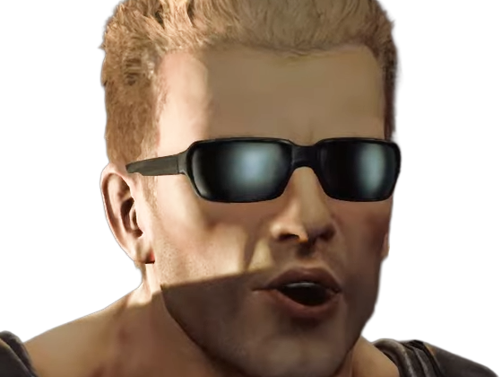 duke nukem jeu video homme americain action militaire muscle blond murica