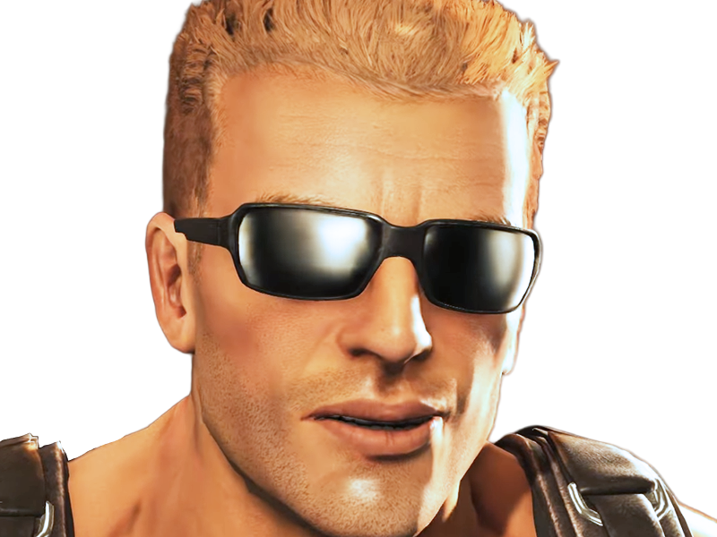 duke nukem jeu video homme americain action militaire muscle blond murica