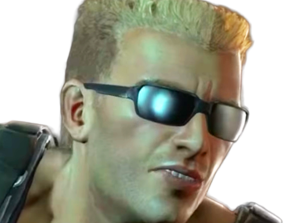 duke nukem jeu video homme americain action militaire muscle blond murica