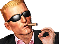 duke nukem jeu video homme americain action militaire muscle blond murica