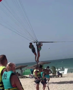 tunisie gif parachute femme meuf fille
