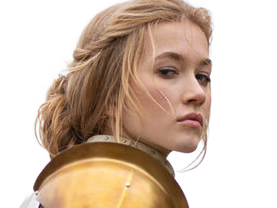 kayle femme jolie chevalier armure cheveuxblonds yeuxmarrons vingtenaire vingtaine cosplay fic vlt kalos-sud sasha heller