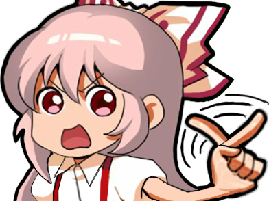 broula mokou kikoojap non pas content mecontente refuse niet cheveux roses fille manga colere