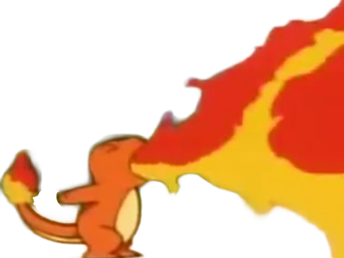 salameche charmander hitokage pokemon pkm jeu anime type feu 1g kanto starter lezard