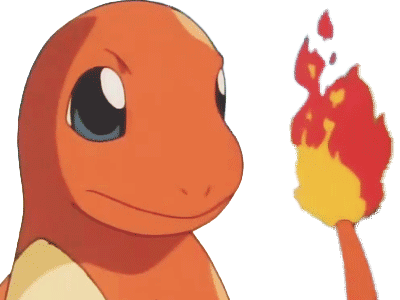 salameche charmander hitokage pokemon pkm jeu anime type feu 1g kanto starter lezard