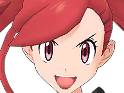 adriane asuna flannery pkm jeu manga anime femme waifu championne arene vermilava hoenn 3g feu