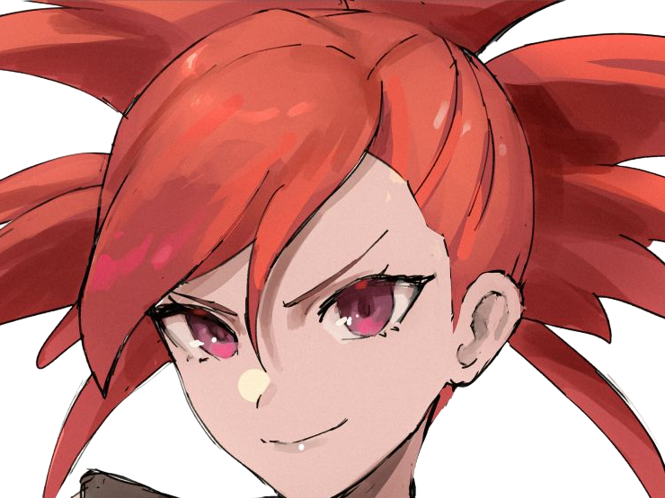 adriane asuna flannery pkm jeu manga anime femme waifu championne arene vermilava hoenn 3g feu