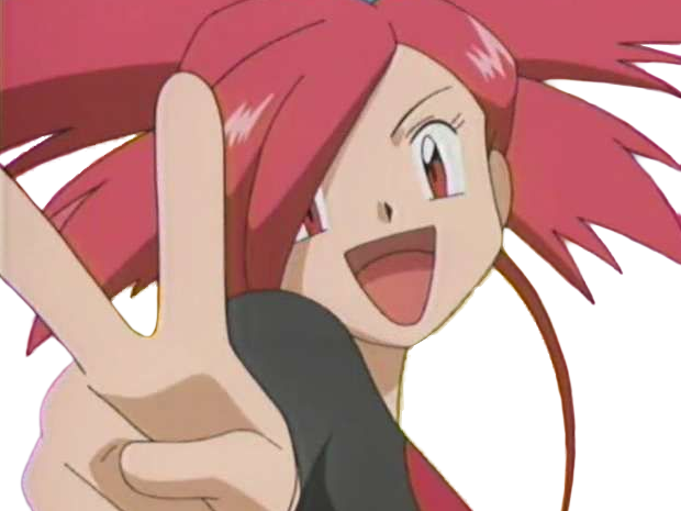 adriane asuna flannery pkm jeu manga anime femme waifu championne arene vermilava hoenn 3g feu