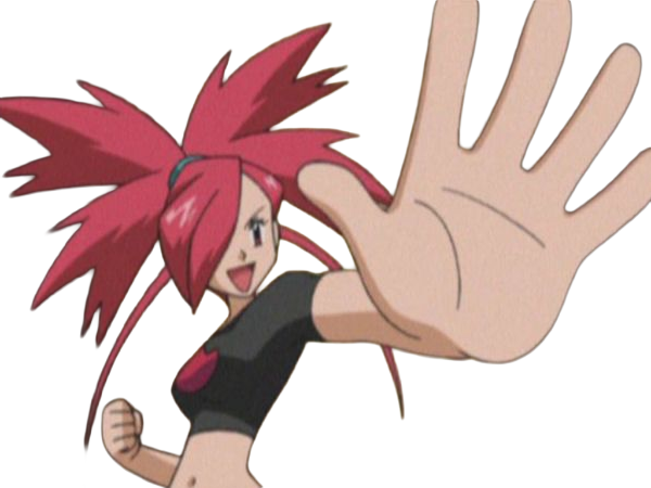 adriane asuna flannery pkm jeu manga anime femme waifu championne arene vermilava hoenn 3g feu