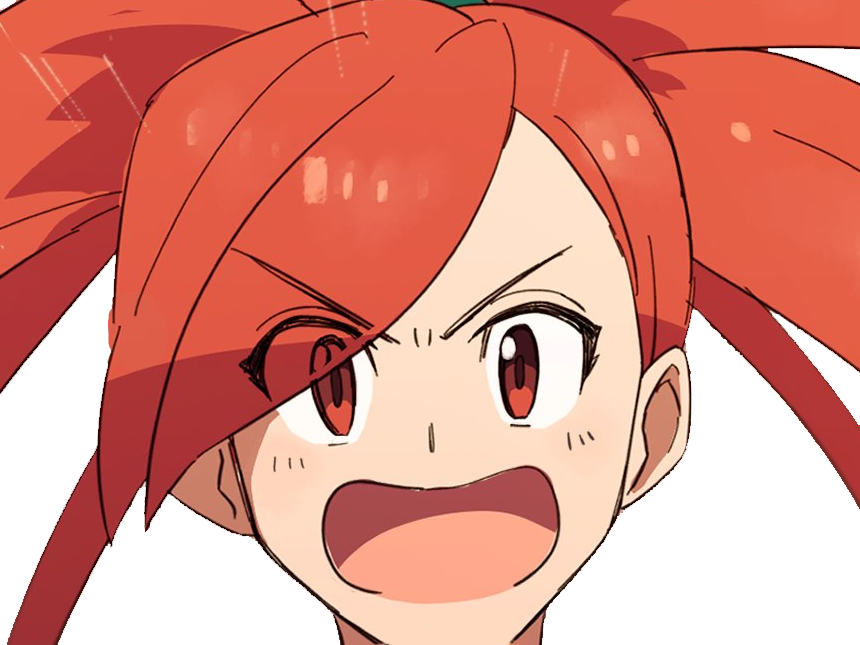 adriane asuna flannery pkm jeu manga anime femme waifu championne arene vermilava hoenn 3g feu