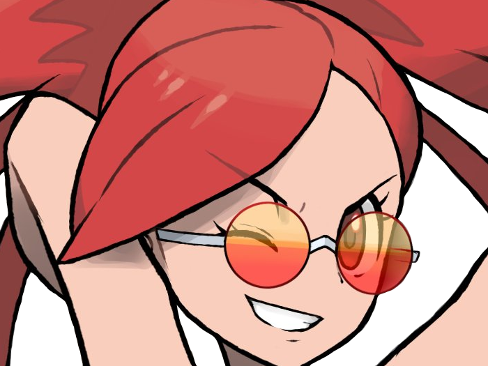 adriane asuna flannery pkm jeu manga anime femme waifu championne arene vermilava hoenn 3g feu