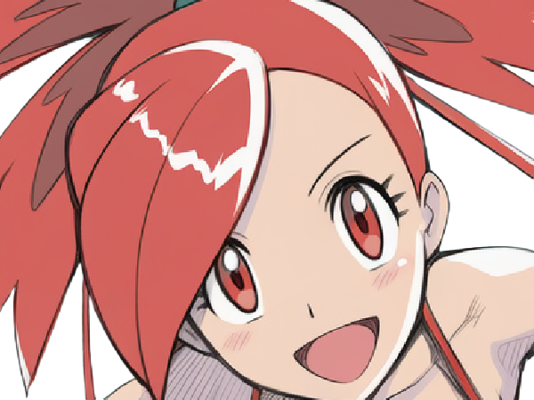 adriane asuna flannery pkm jeu manga anime femme waifu championne arene vermilava hoenn 3g feu