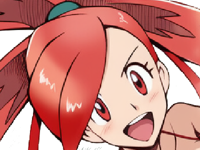 adriane asuna flannery pkm jeu manga anime femme waifu championne arene vermilava hoenn 3g feu