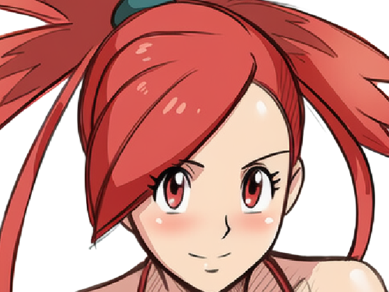 adriane asuna flannery pkm jeu manga anime femme waifu championne arene vermilava hoenn 3g feu