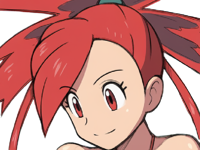 adriane asuna flannery pkm jeu manga anime femme waifu championne arene vermilava hoenn 3g feu