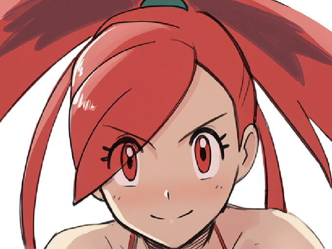 adriane asuna flannery pkm jeu manga anime femme waifu championne arene vermilava hoenn 3g feu