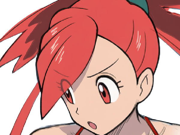 adriane asuna flannery pkm jeu manga anime femme waifu championne arene vermilava hoenn 3g feu