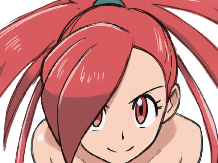 adriane asuna flannery pkm jeu manga anime femme waifu championne arene vermilava hoenn 3g feu