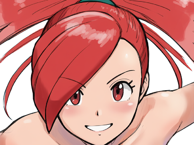 adriane asuna flannery pkm jeu manga anime femme waifu championne arene vermilava hoenn 3g feu