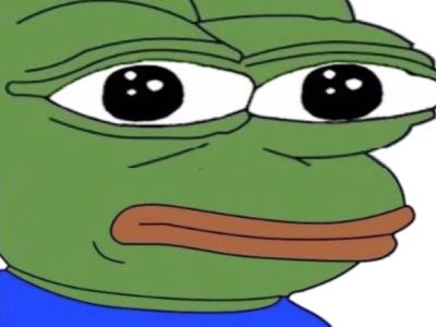 pepe grenouille verte deforme