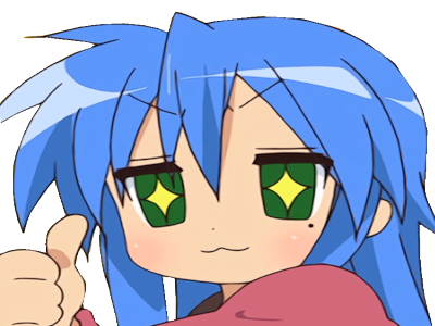 konata izumi lucky star raki suta pouce etoile