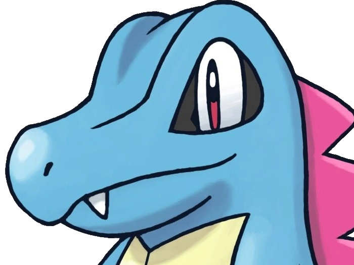 kaiminus totodile waninoko pokemon pkm jeu anime type eau 2g johto starter machoire