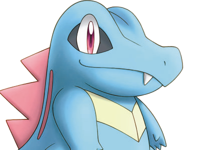 kaiminus totodile waninoko pokemon pkm jeu anime type eau 2g johto starter machoire