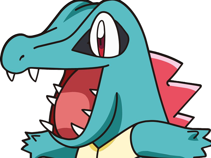 kaiminus totodile waninoko pokemon pkm jeu anime type eau 2g johto starter machoire