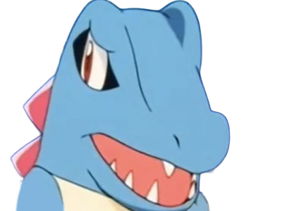 kaiminus totodile waninoko pokemon pkm jeu anime type eau 2g johto starter machoire