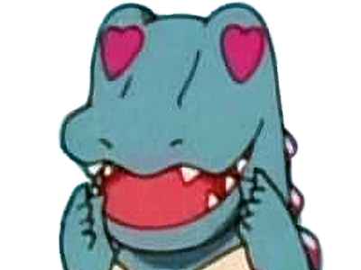 kaiminus totodile waninoko pokemon pkm jeu anime type eau 2g johto starter machoire