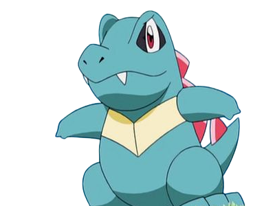 kaiminus totodile waninoko pokemon pkm jeu anime type eau 2g johto starter machoire