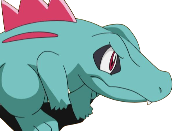 kaiminus totodile waninoko pokemon pkm jeu anime type eau 2g johto starter machoire
