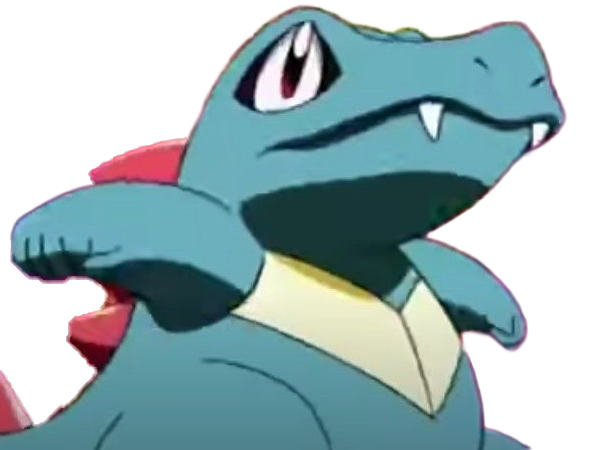 kaiminus totodile waninoko pokemon pkm jeu anime type eau 2g johto starter machoire